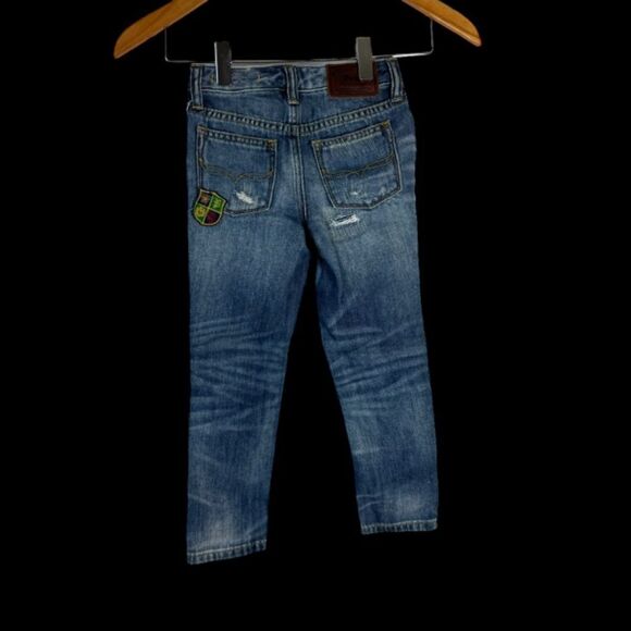 Polo Ralph Lauren Vintage Boyfriend Skinny Jeans Girls Sz 5 - Picture 2 of 15